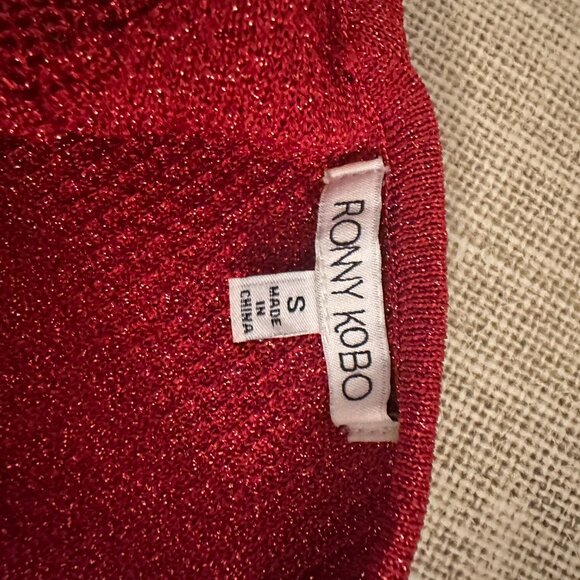Ronny Kobo Michaela Metallic Knit Top - Picture 6 of 7